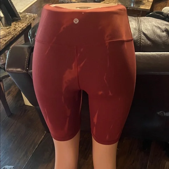 Lululemon Athletica Burgundy Bike Shorts - Picture 4 of 4